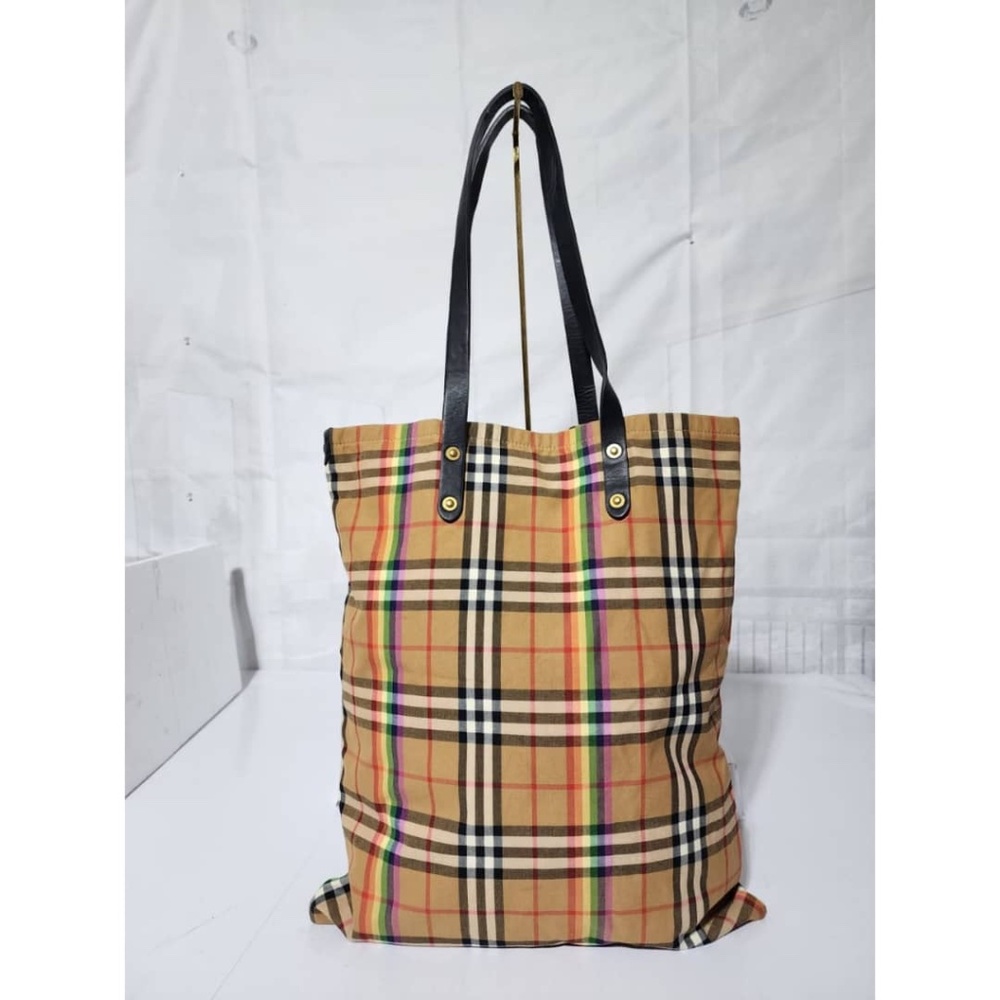 Authentic Burberry Nova Check Rainbow Tote Bag - Picture 4 of 14